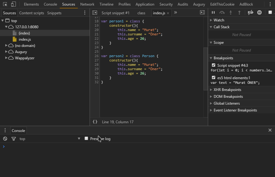 Javascript Class Nedir? Nasıl Tanımlanır ve Kullanılır? 3 2017 03 26 21 55 00