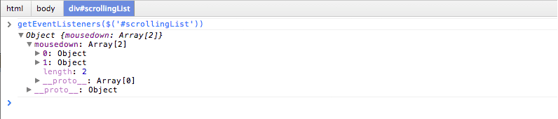 Developer Tools'un Pek Bilinmeyen Nimetleri 12 Chrome Developer Tools GetEventListeners 1