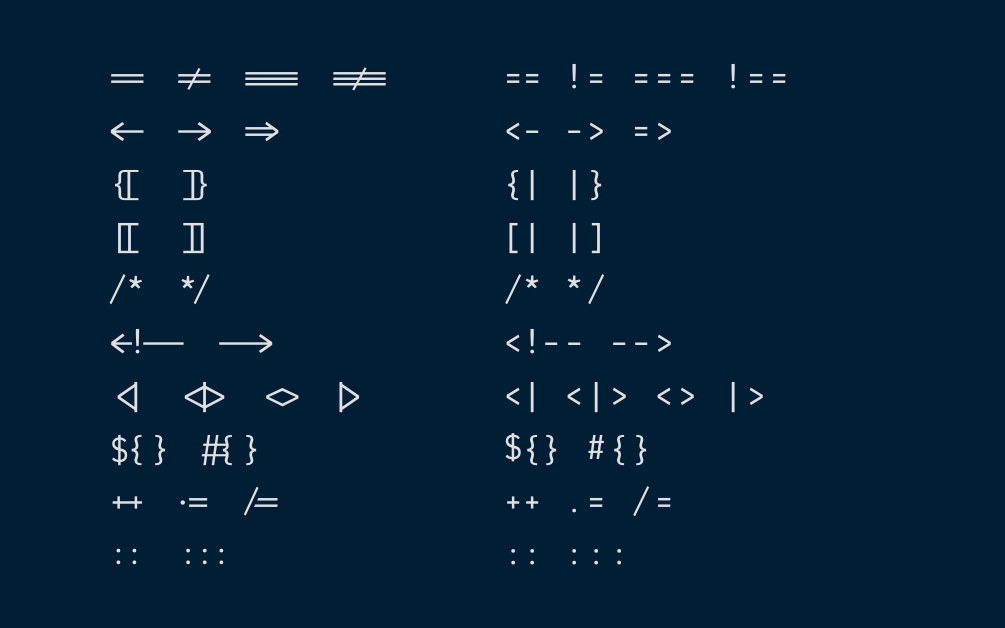 Developer Font Tavsiyeleri - En İyi Fontlar 6 Dank Mono Önizleme 3
